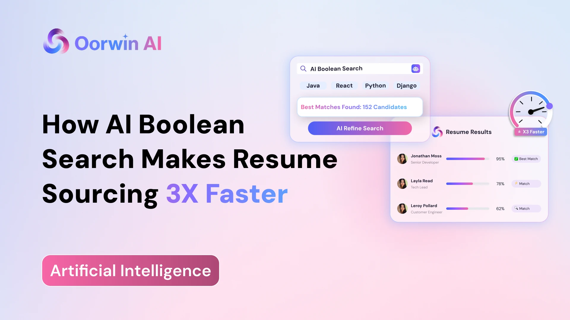 How AI Boolean Search Makes Resume Sourcing 3X Faster for Tech Hiring