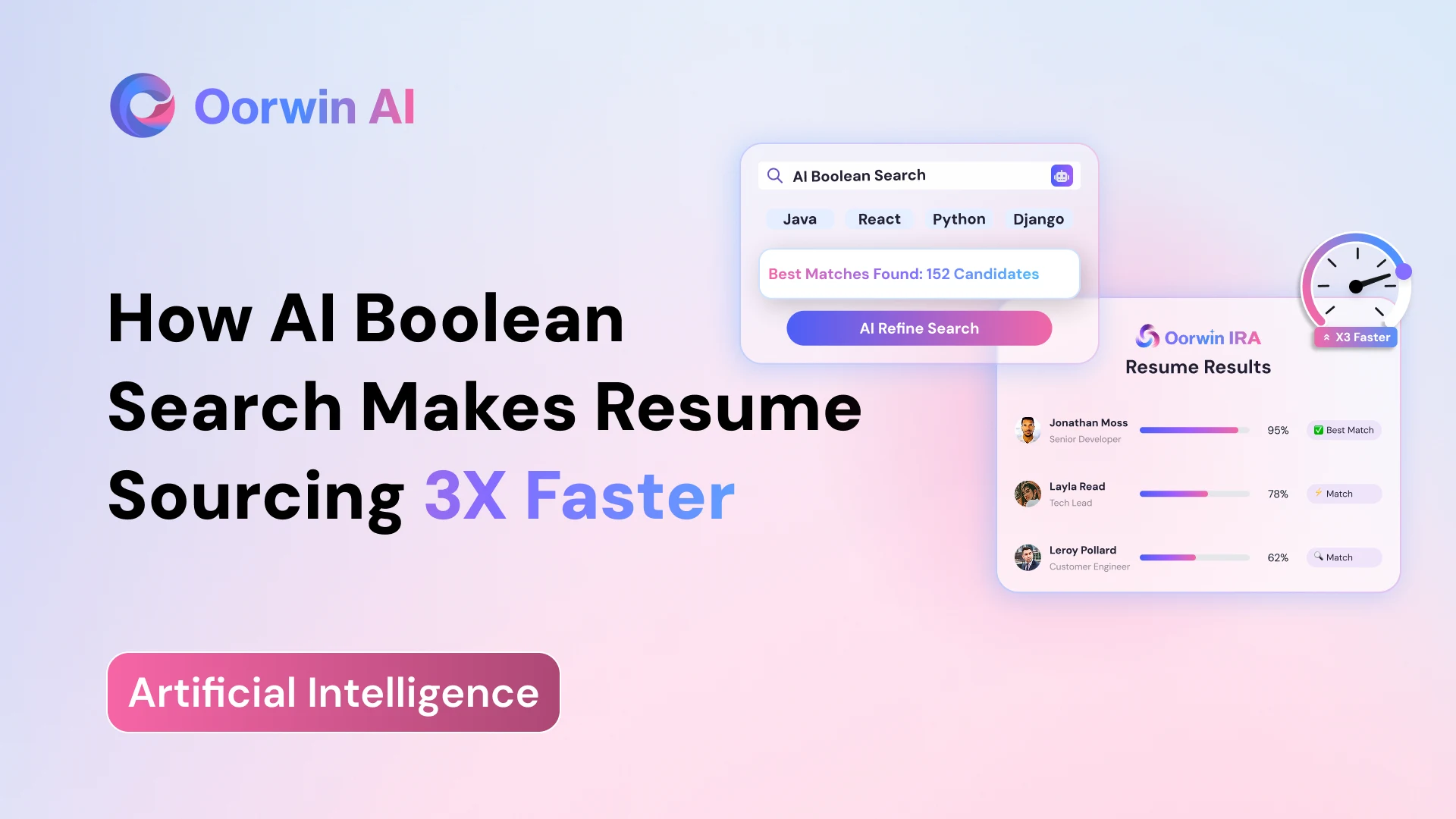 How AI Boolean Search Makes Resume Sourcing 3X Faster for Tech Hiring