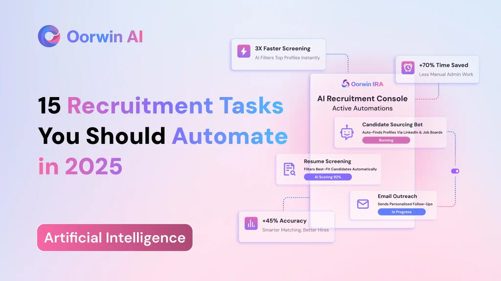 15 Recruitment Tasks You Should Automate in 2025